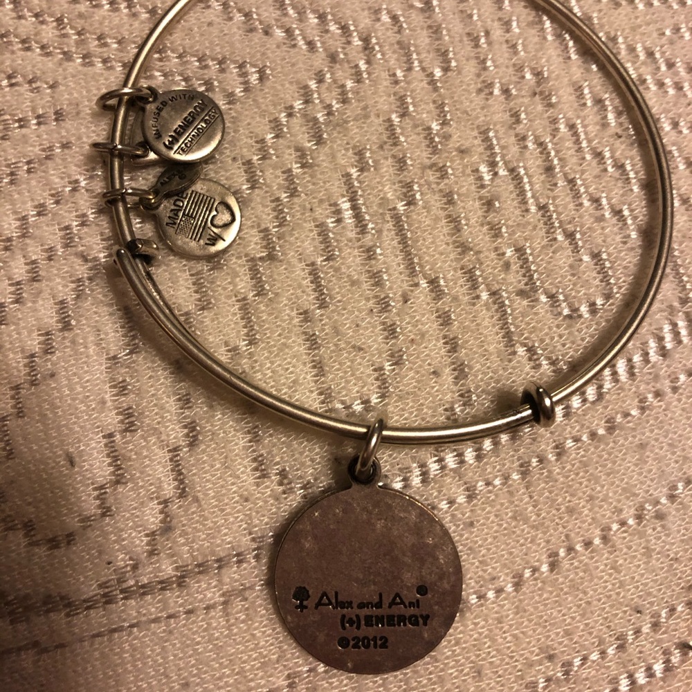 Alex and ani lotus flower charm bangle bracelet - Picture 2 of 4